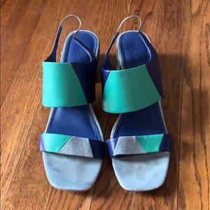 Kelsi Dagger Color Block Shiloh Heels, 9.5